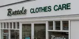 Outside the Burtols Clothes Care shop