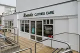 Outside the Burtols Clothes Care shop